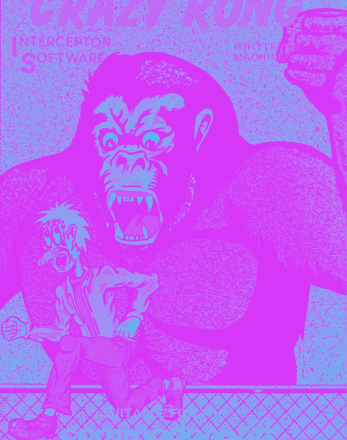 A retro game cover for the classic PC Commodore 64. Gaming. Games. Art. Video games.