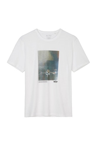 Marc O'Polo White Printed T-shirt