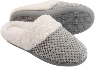 ULTRAIDEAS Comfort Coral Fleece Memory Foam Slippers
