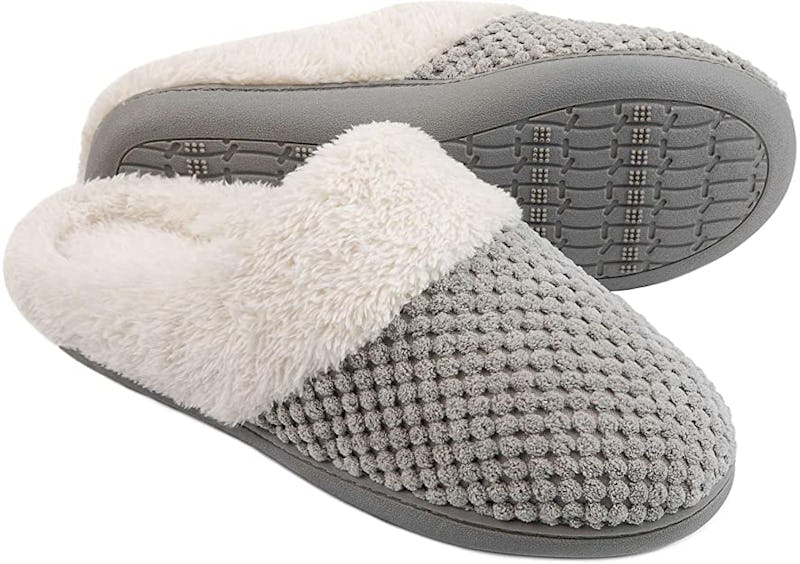 supportive slippers for hardwood floors