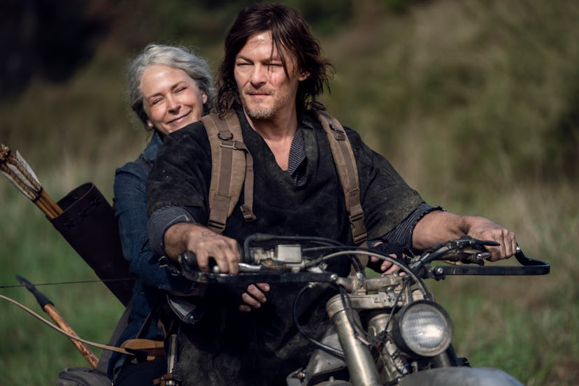 Carol and Daryl are set to star in an upcoming 'Walking Dead' spinoff series. Photo via AMC