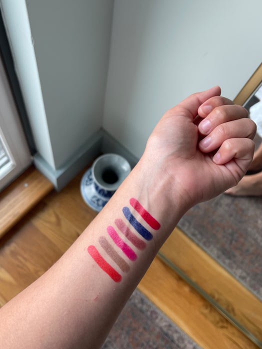 swatches of the colors