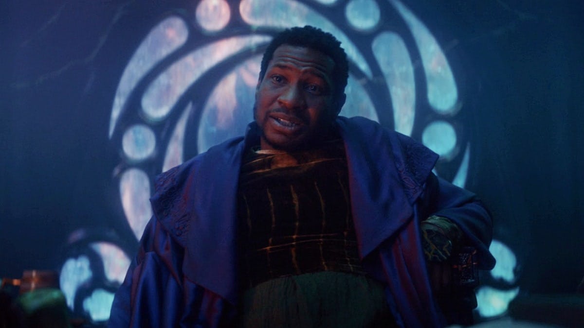 Jonathan Majors appears as a variant of Kang the Conqueror in Marvel&rsquo;s &lsquo;Loki&rsquo; on Disney+.