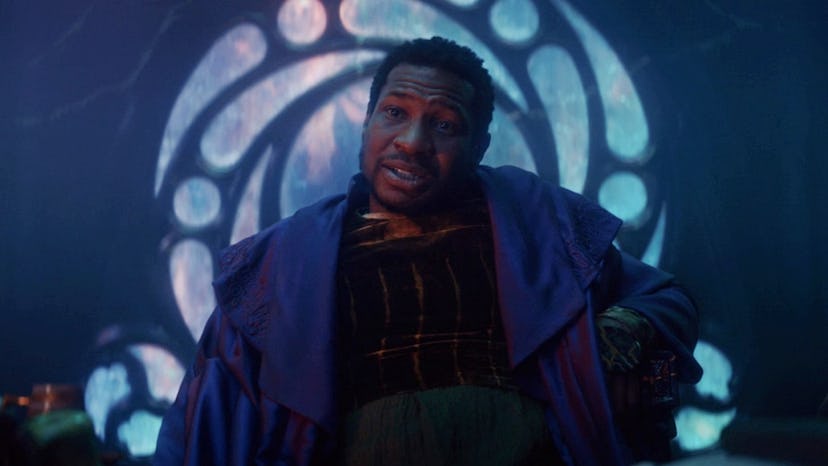 Jonathan Majors appears as a variant of Kang the Conqueror in Marvel's 'Loki' on Disney+.