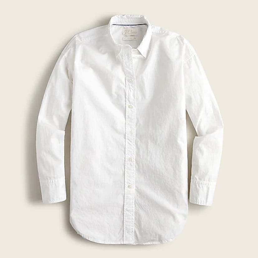 Relaxed-Fit Washed Cotton Poplin Shirt