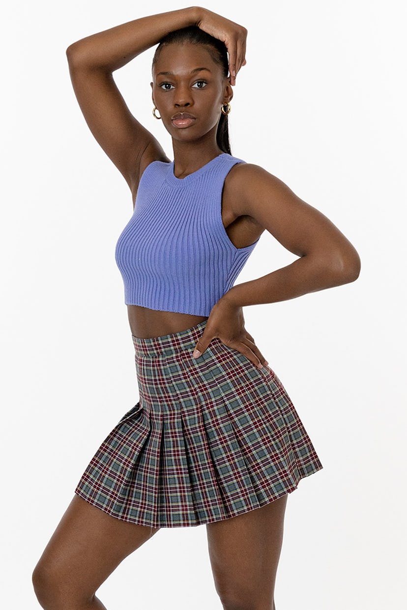 Plaid Tennis Skirt