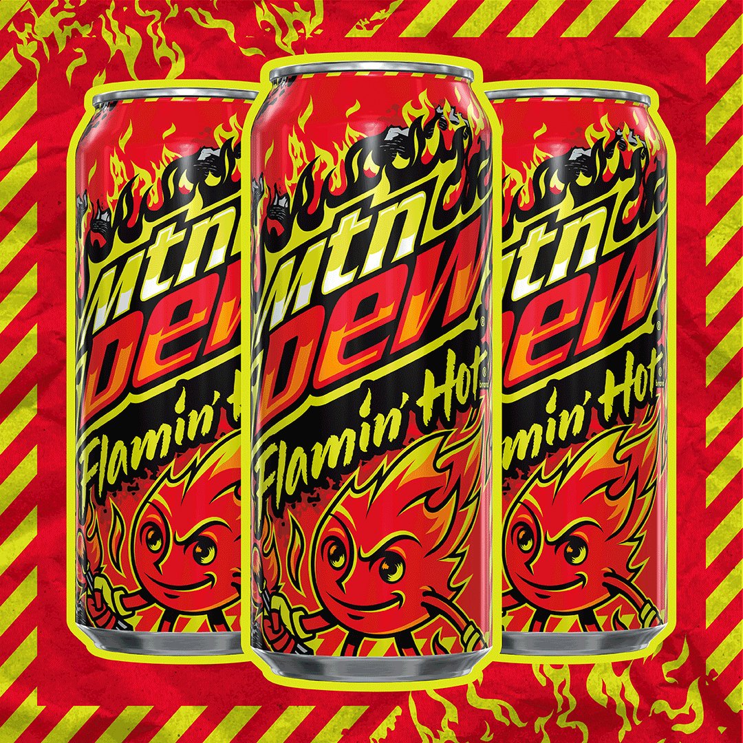 Flamin' Hot Mountain Dew Is Back Nationwide in 2022 - Here's Where