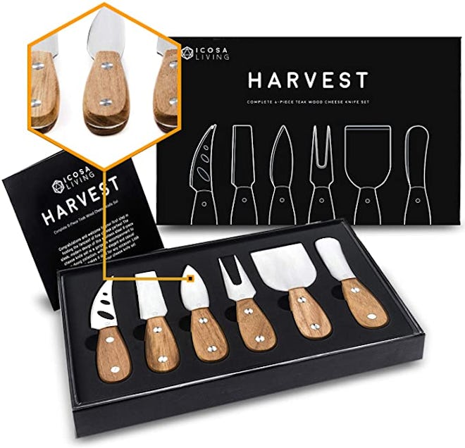 ICOSA Living HARVEST Cheese Knife Set (6-Piece)