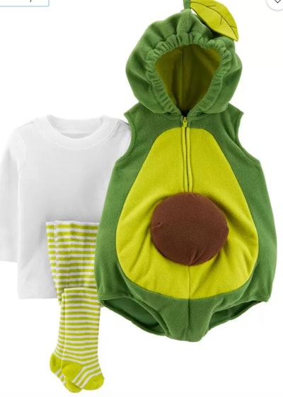 Image of a baby avocado costume.