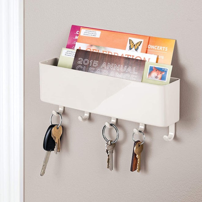 mDesign Wall Mount Modern Organizer