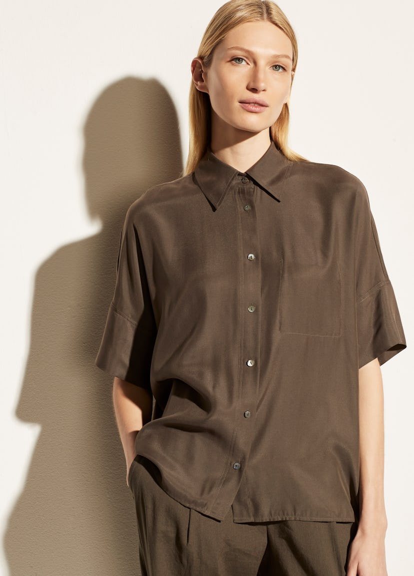 Utility Pocket Stitch Short Sleeve Shirt