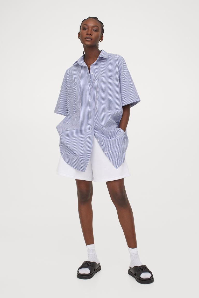 Oversized Poplin Shirt