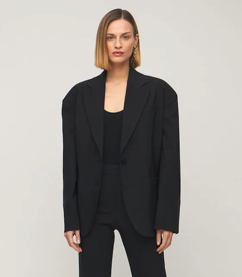 MANDY OVERSIZE TWILL BLAZER