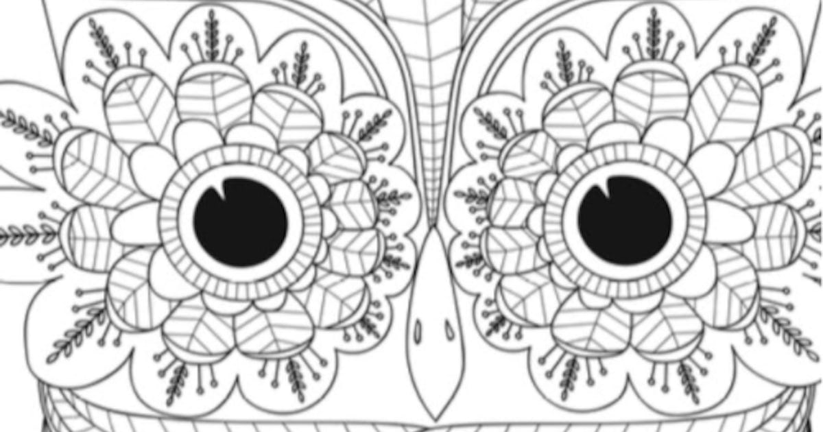 22 free calming coloring pages for adults to quiet your rattled nerves