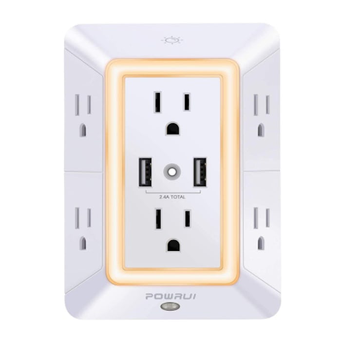 POWRUI Surge Protector with Night Light