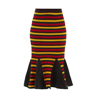 Wales Bonner Brixton Striped Skirt