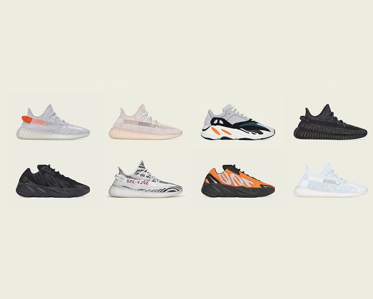 Adidas Yeezy Day offerings