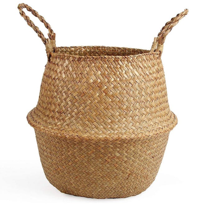 BlueMake Woven Seagrass Belly Basket