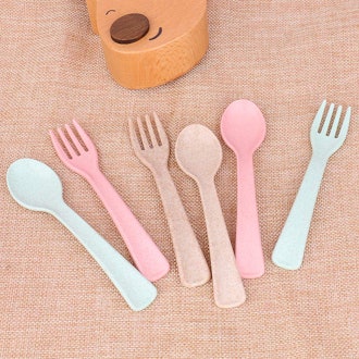 Boieo Kids Spoons And Forks Set (6 Pieces)