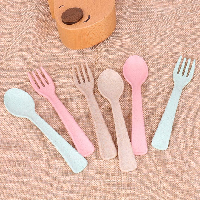 Boieo Kids Spoons And Forks Set (6 Pieces)