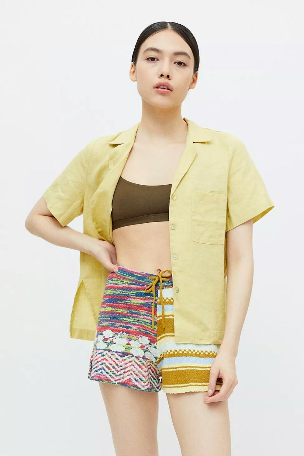 Lola Button-Down Camp Shirt