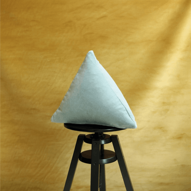 Velvet Pyramid Cushion