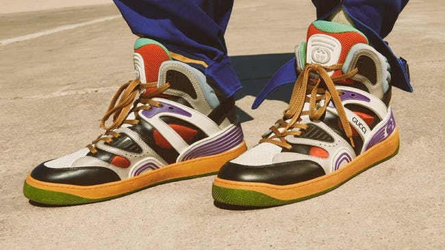 Gucci Demetra basketball sneakers