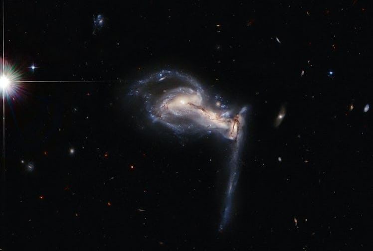 three galaxies hubble image