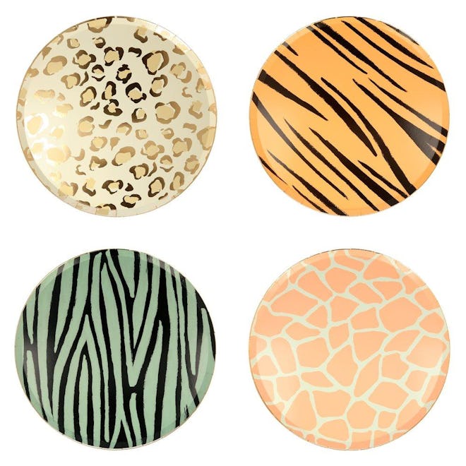 Safari Animal Dinner Plates