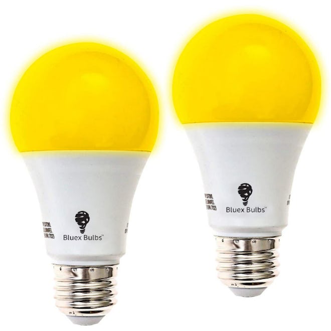 BlueX Bulbs Amber Yellow LED Bug Light Bulb (2-Pack)