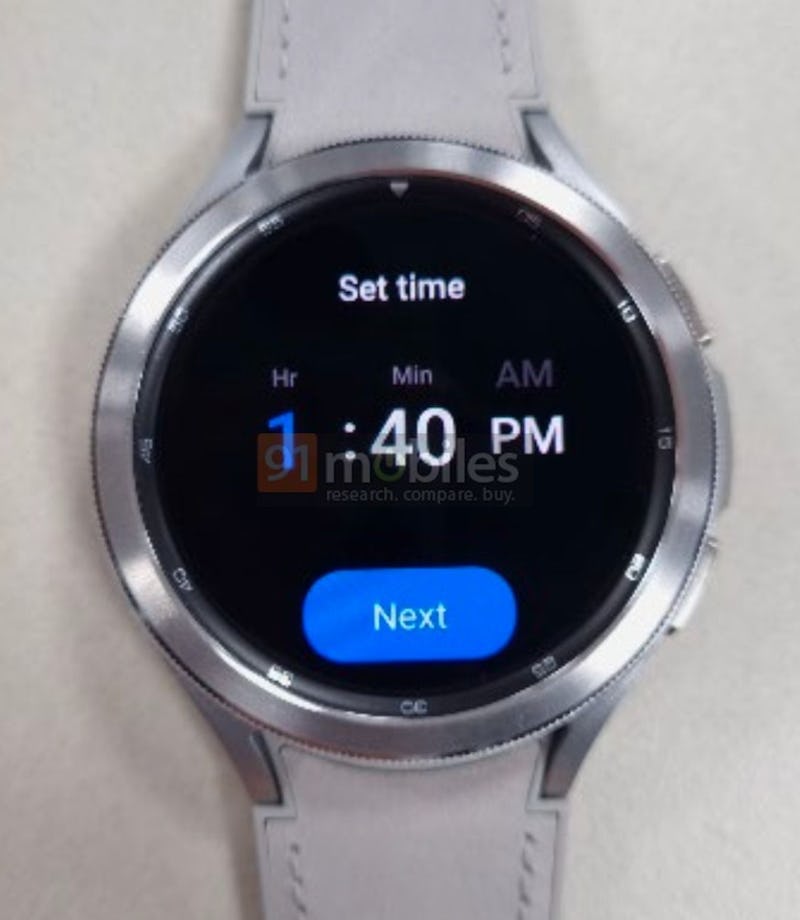 Samsung Galaxy Watch 4 classic leaked image