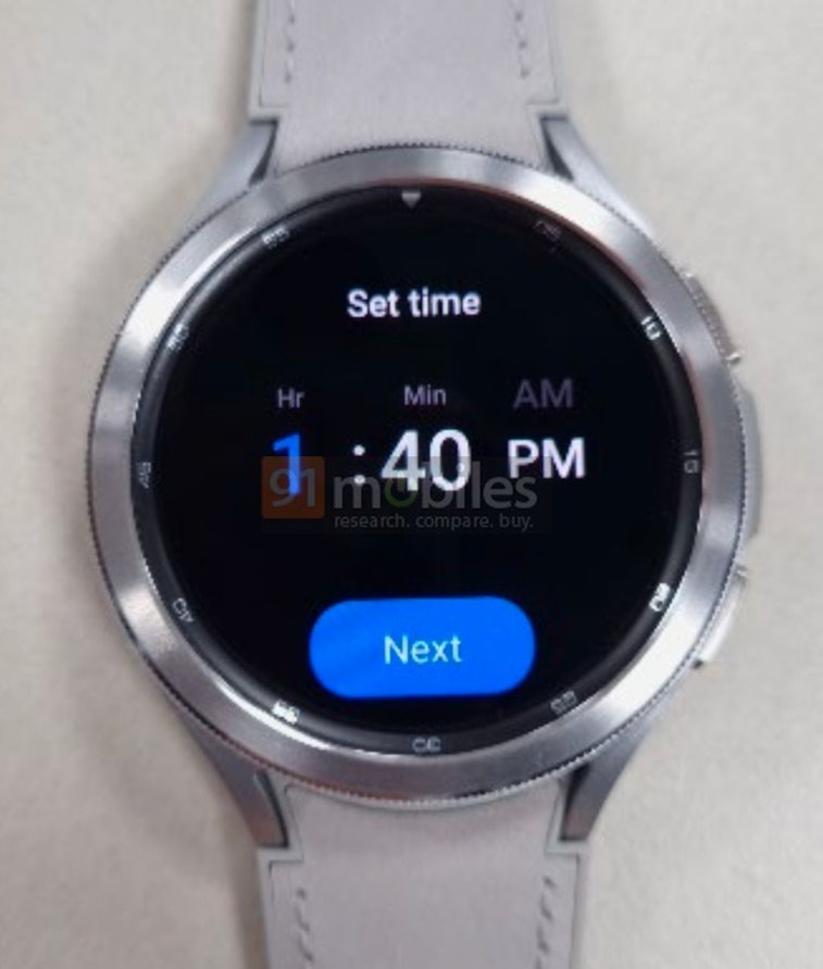 Samsung Galaxy Watch 4 classic leaked image