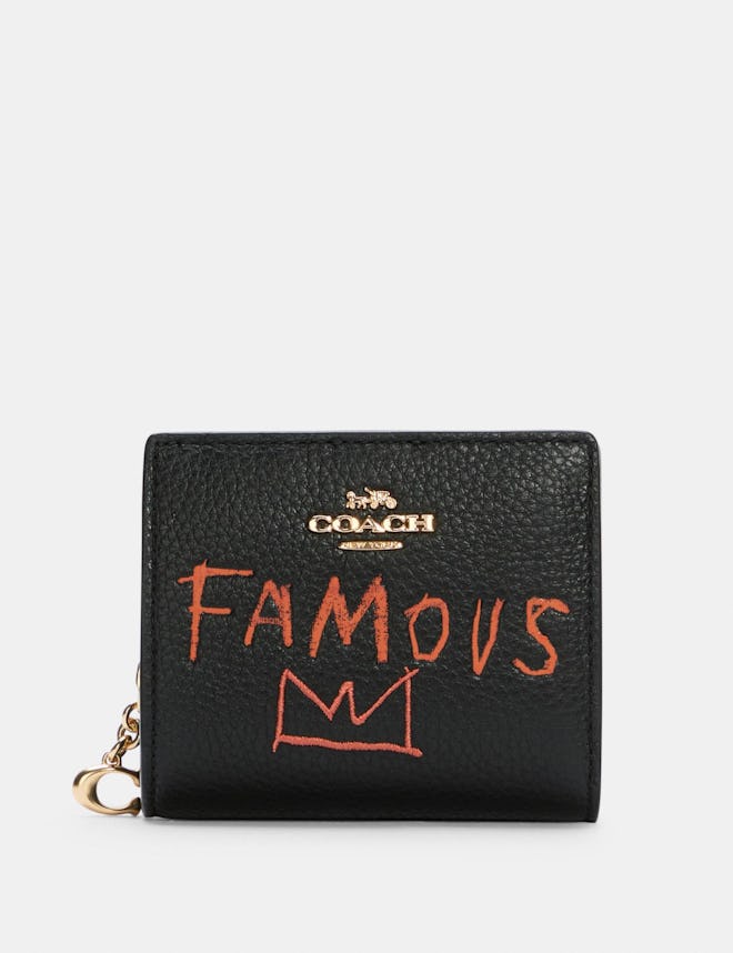 Coach X Jean-Michel Basquiat Snap Wallet