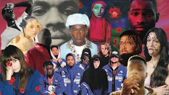 A collage of various artist that made albums that saved our summer in purgatory