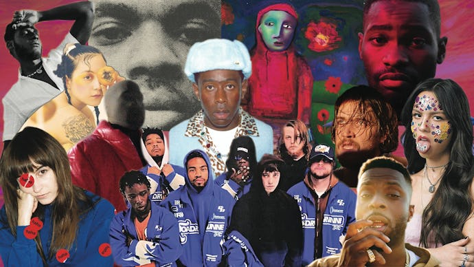 A collage of various artist that made albums that saved our summer in purgatory
