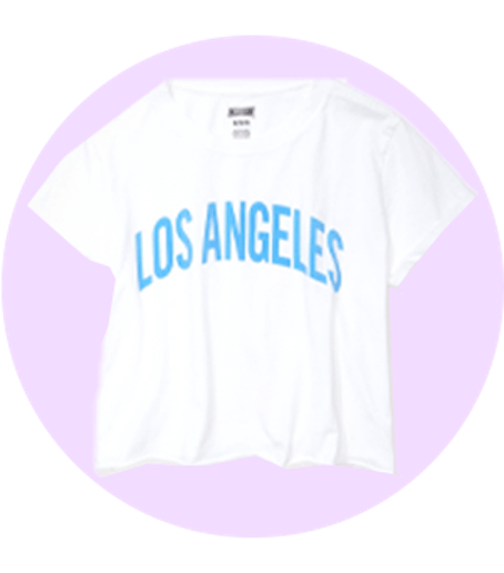 LA Dodgers Cropped T-Shirt