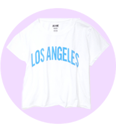 LA Dodgers Cropped T-Shirt