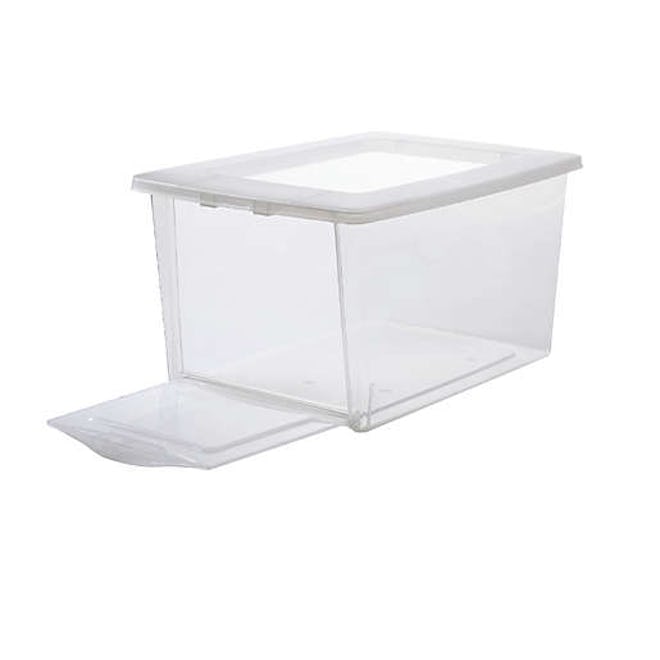 Simply Essential Drop-Front Storage Shoe Boxes (Set of 4)