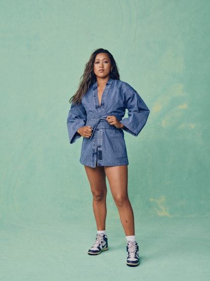 Naomi Osaka's first-ever Levi's collection honors her heritage in these subtle ways.