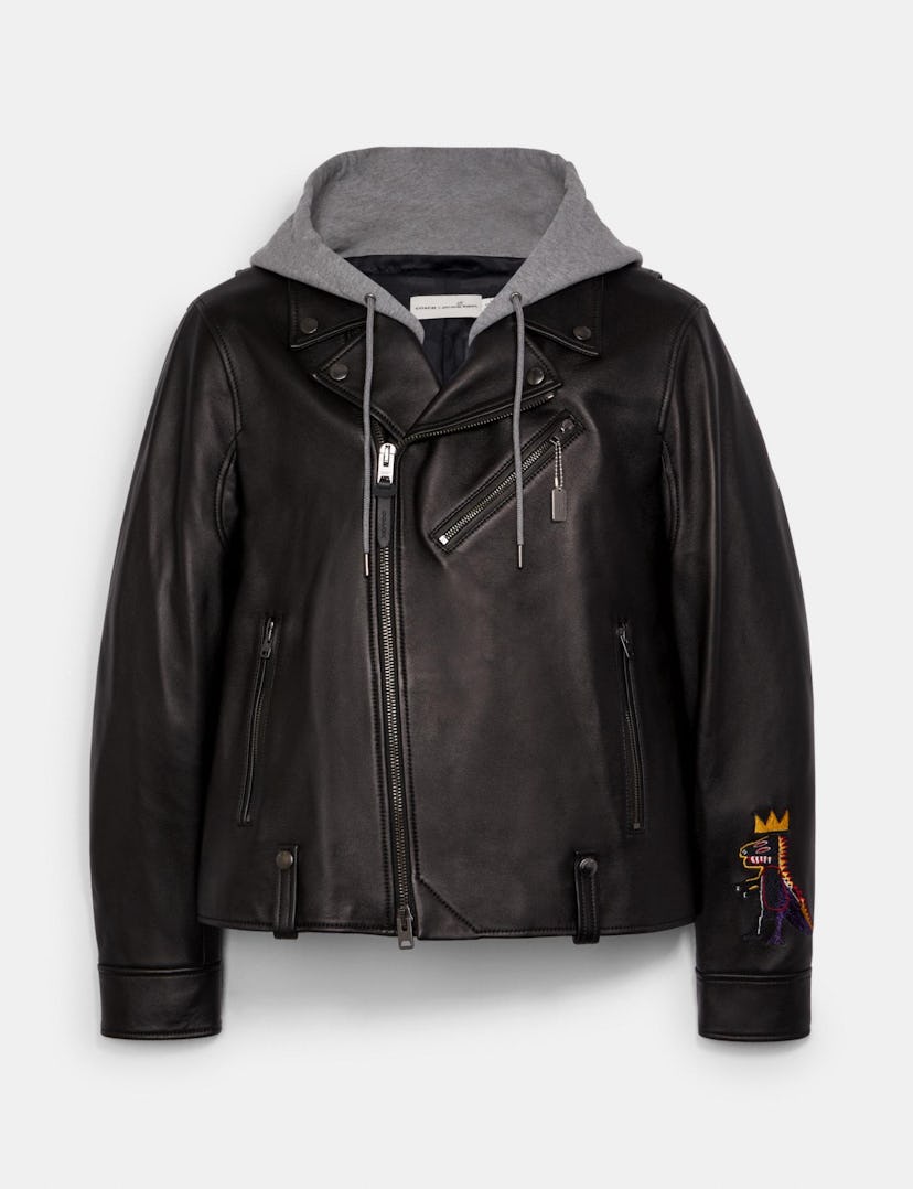 Coach X Jean-Michel Basquiat Leather Jacket