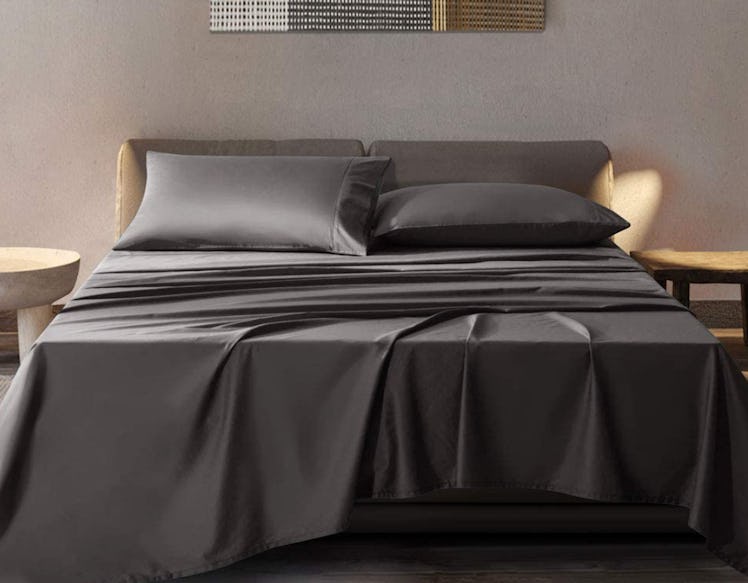 SONORO KATE 100% Pure Egyptian Cotton Sheet Set (4 Pieces) 
