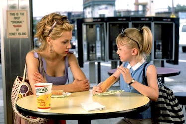 Molly and Ray from Uptown Girls representing the best female friendships in movie history.