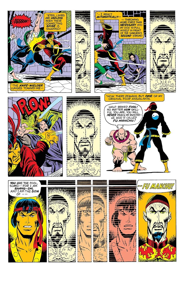 His first issue also introduced the villain Fu Manchu as his father. Creator Steve Englehart says Fu...
