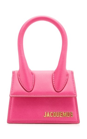 Le Chiquito Leather Top Handle Bag