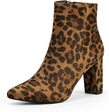 Dream Pairs Chunky High Heel Ankle Booties