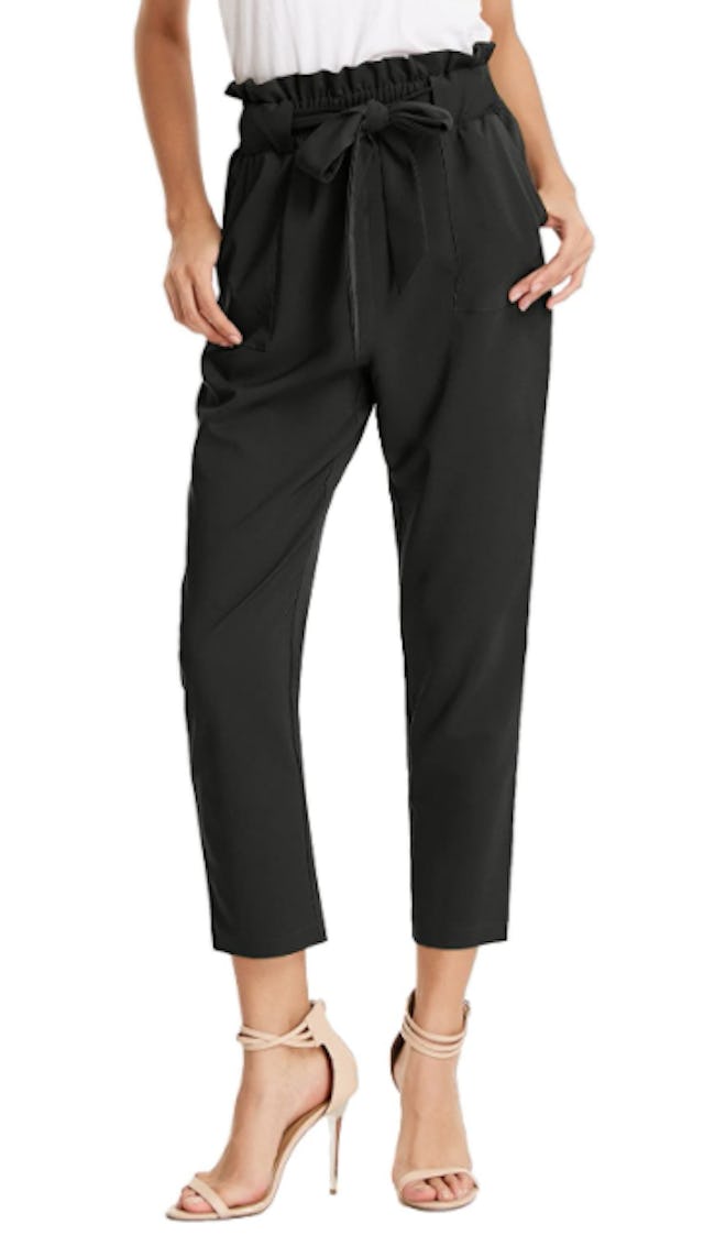 GRACE KARIN Paper Bag Waist Pants 