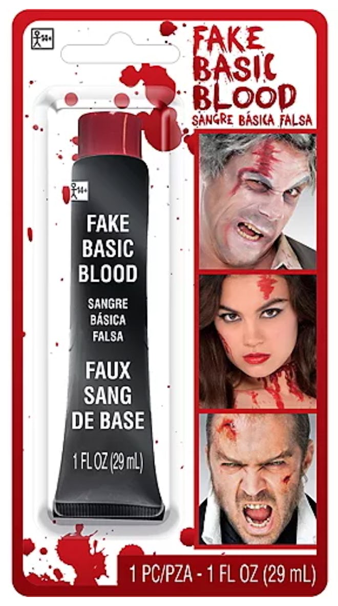 Use fake blood to splatter on a shirt to make a DIY Creed Bratton Halloween costume.