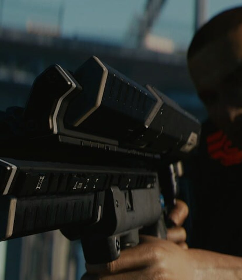 A screenshot from Cyberpunk 2077