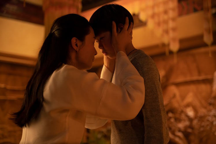 Shang-Chi and his mother, Ying Li, share a heartbreaking farewell