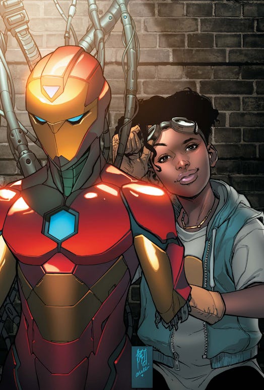 Riri Williams debuted as 'Ironheart' five years ago in the Marvel Comics. Screenshot via Marvel